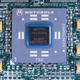 Procesador Motorola PowerPC 750 en el módulo de CPU de un Power Mac G3.